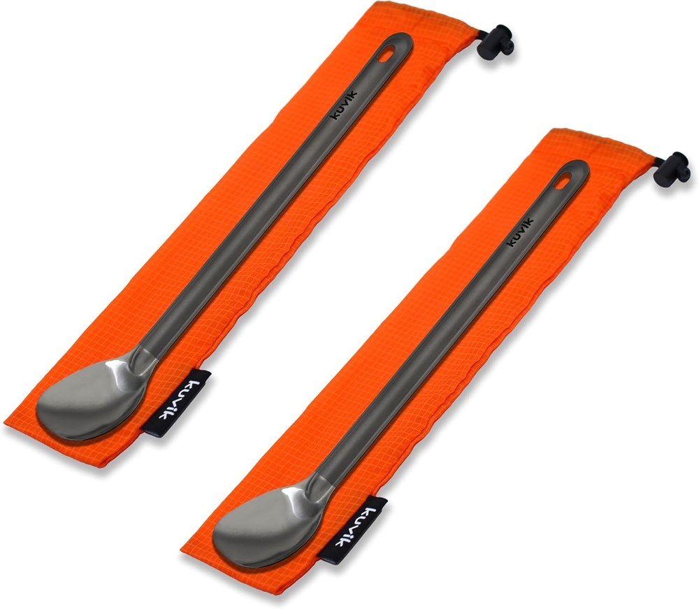 Titanium Spoon Ultralight & Compact for Camping & Hiking