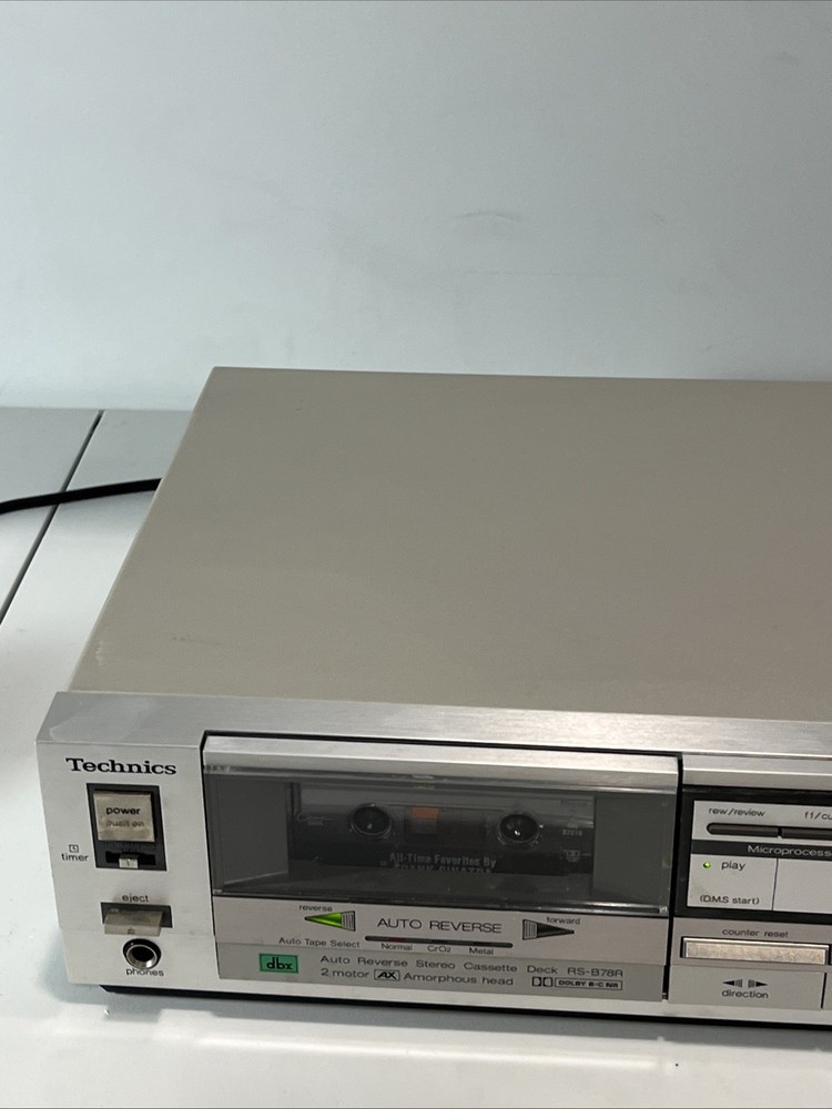 Technics RS-B78R Stereo Auto Reverse Cassette Deck RARE - Read Description