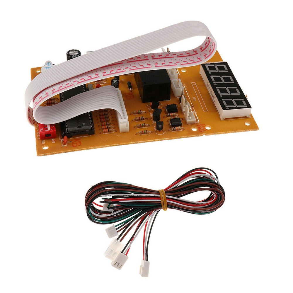 Arcade Cabinet Coin Operated USB Timer PCB Mainboard LED Display USB Power；