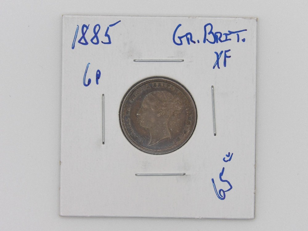 Great Britain 1885 XF 6 Pence
