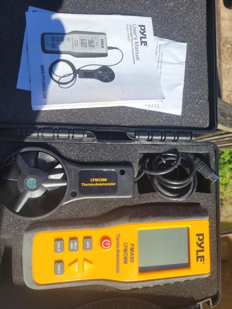 Pyle PMA90 Digital Anemometer / Thermometer