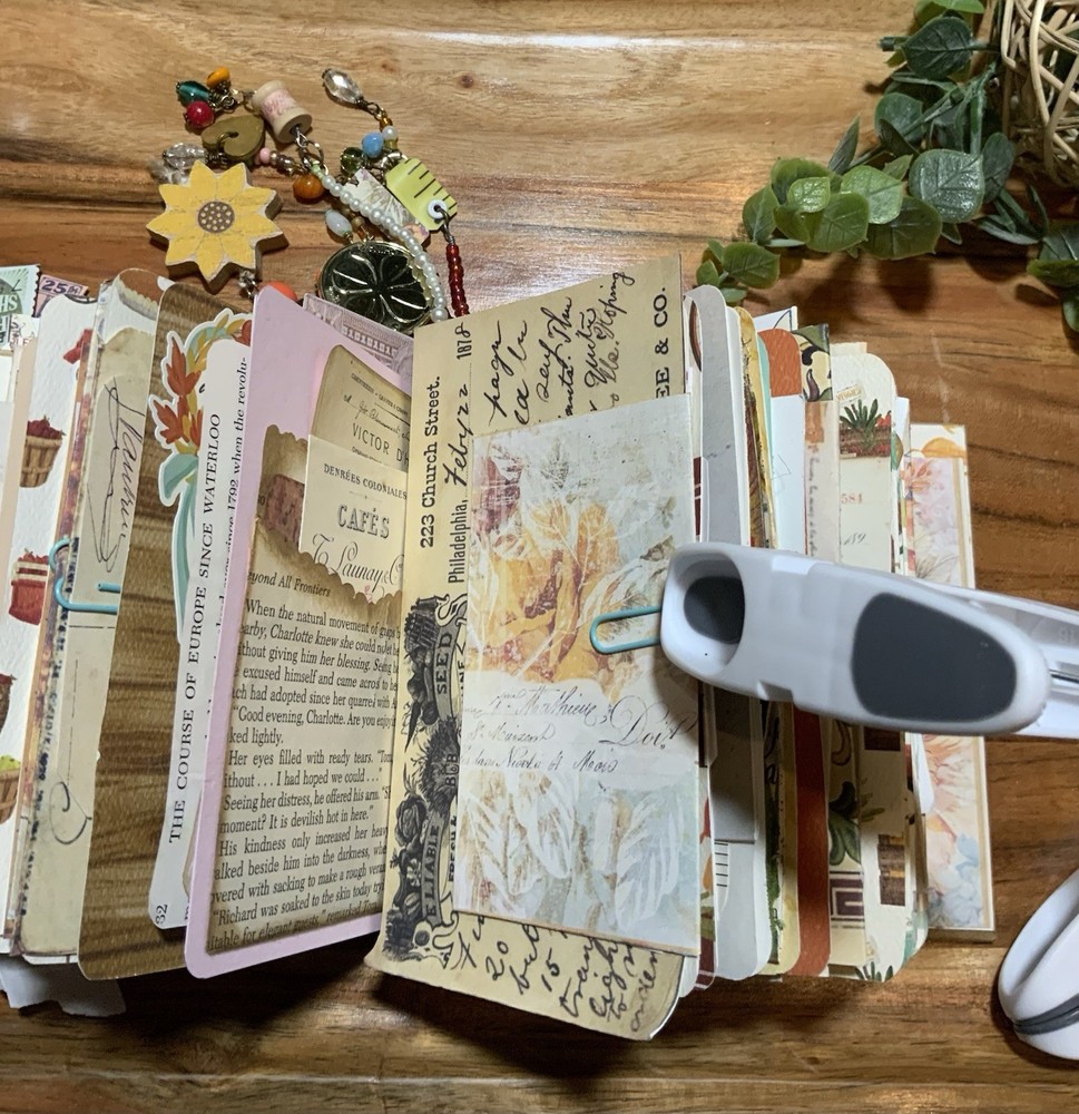 Autumn Fall Handmade Junk Journal