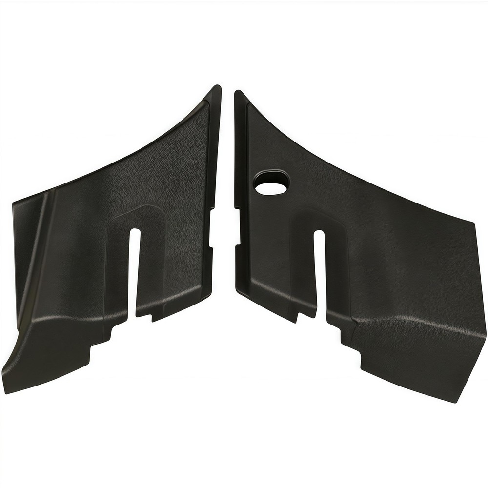 1 Pair Windshield Wiper Cowl End Panel Compatible with 2007–2013 GMC black