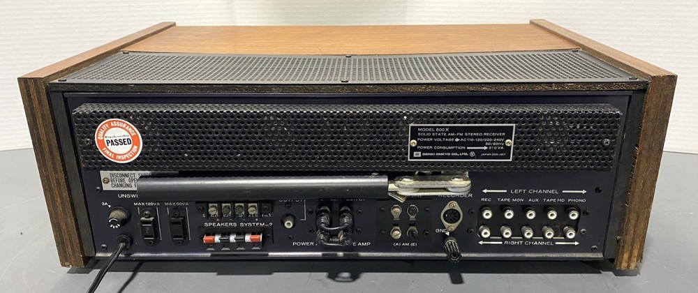 Denki Onkyo Dokorder 800X Solid State AM/FM Stereo Receiver Tested