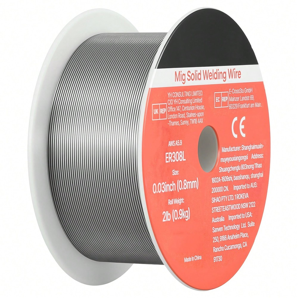 Solid MIG Welding Wire, ER308L 0.03-Inch 2 LBS, Low Spatter