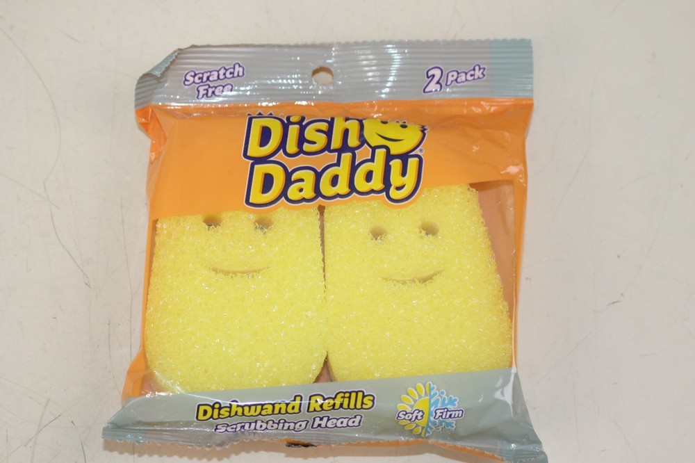 (2pkg) Scrub Daddy Dish Daddy Dishwand REFILLS 2ct per package NEW
