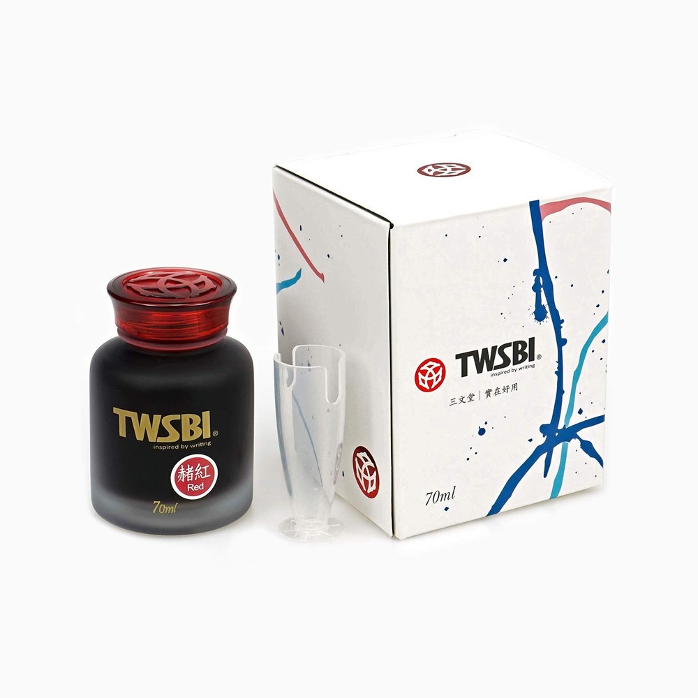 Consumables bottle ink 70ml red