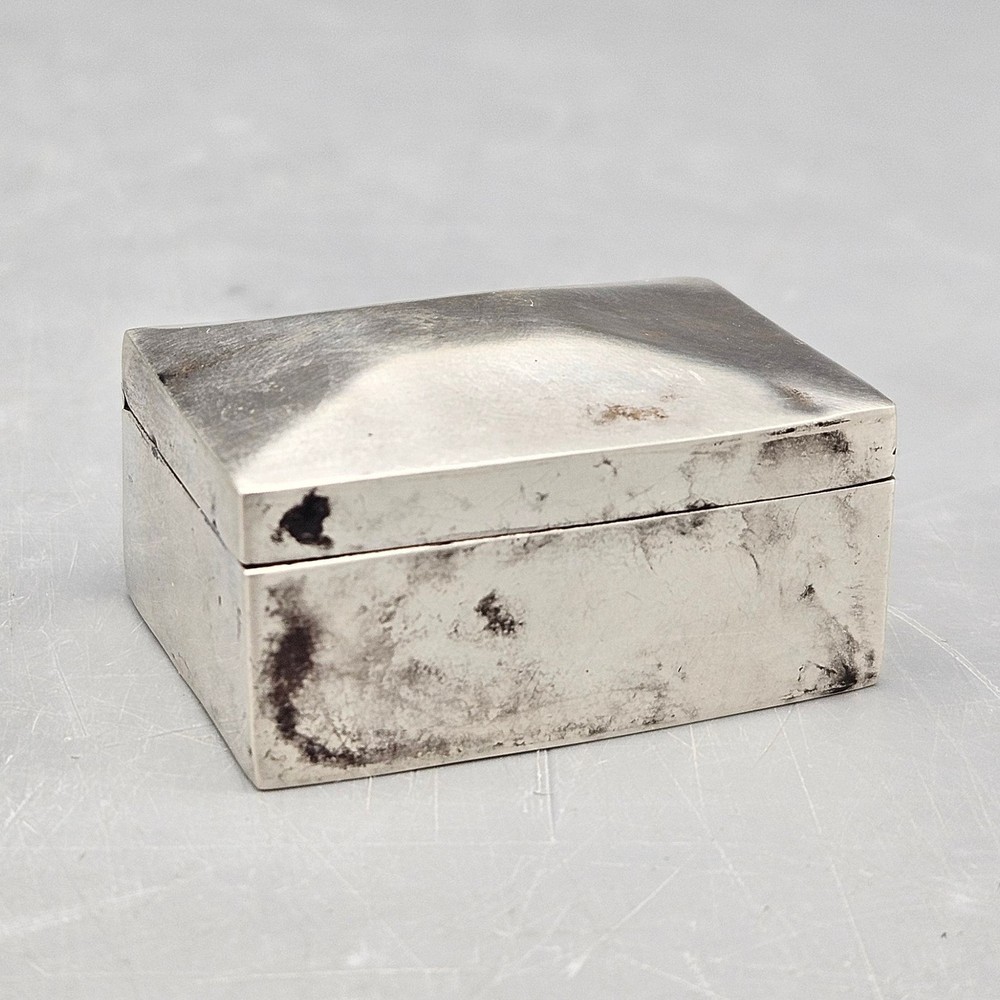 Vintage Sterling Silver Pill Box