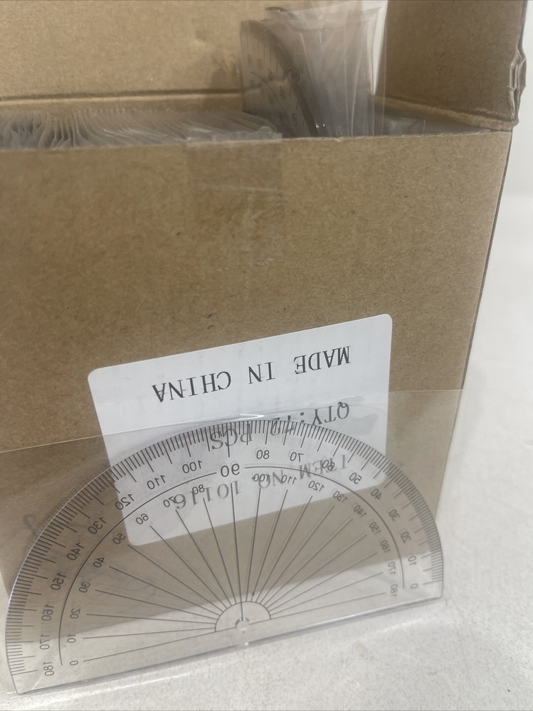 4 Inch Mini Protractor Box Of 72