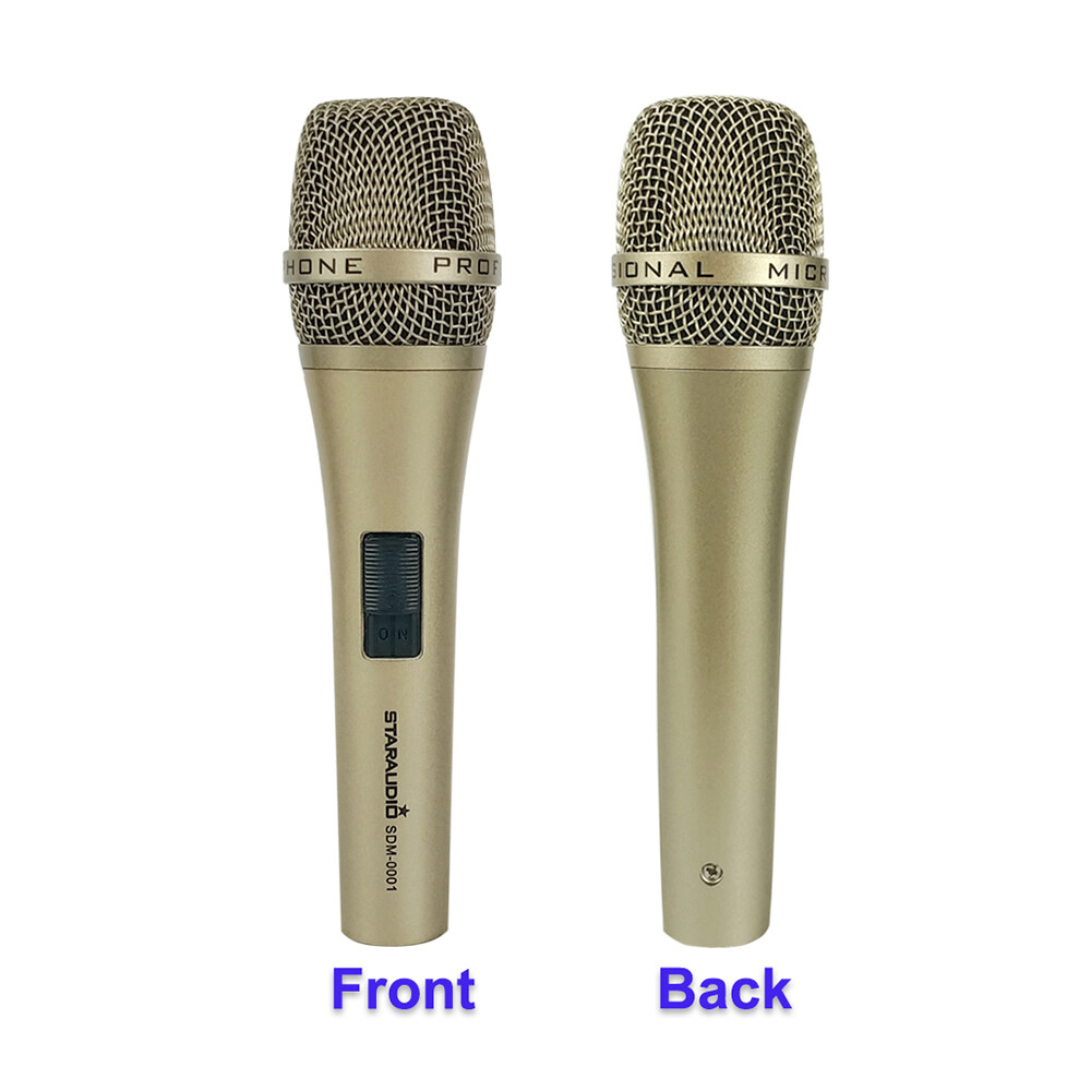 Unidirectional Microphone Wired Handheld Dynamic Professional Metal Stage Mic