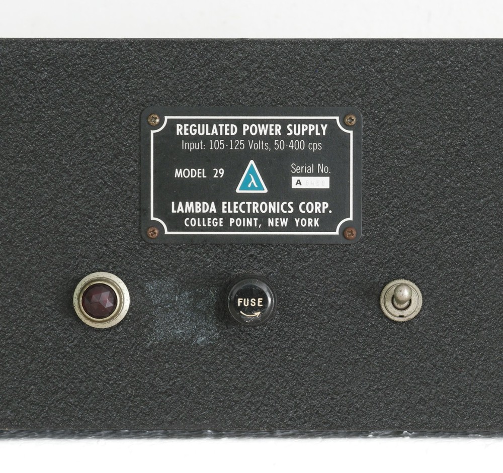 Lambda Model 29 Regulated Power Supply : S/N 8458