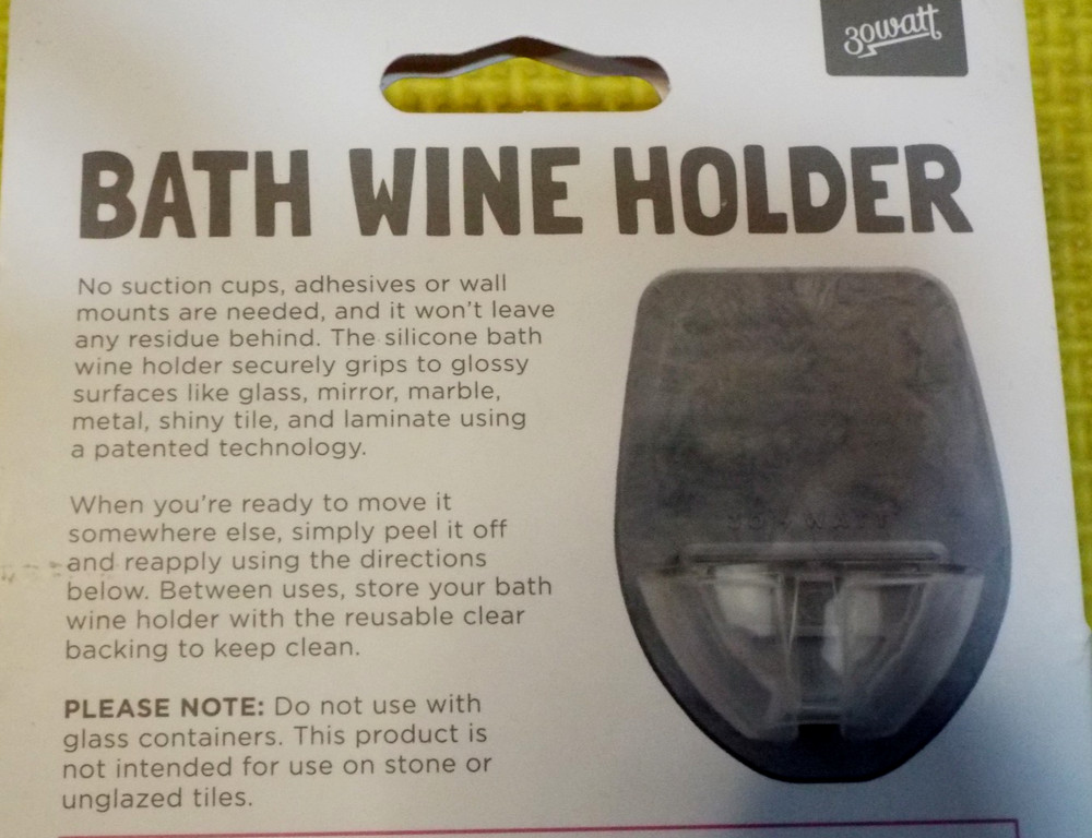 Bath Wine Holder Grey marble