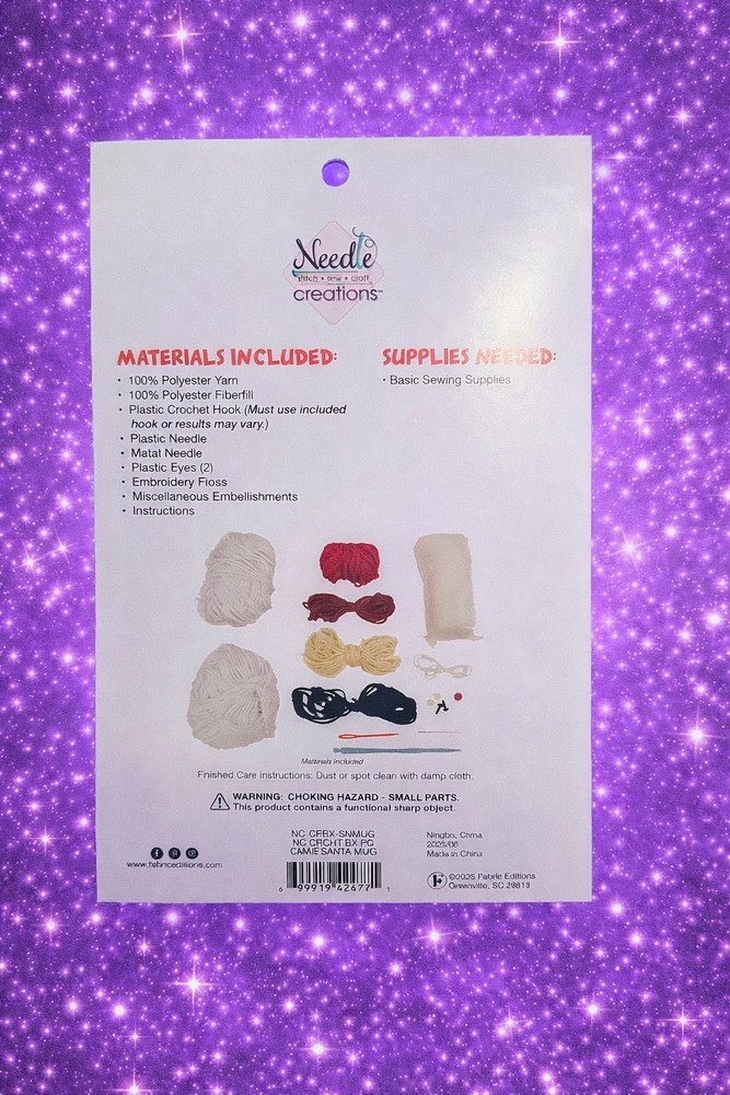 Needle Creations Complete crochet kit Santa Mug skill level Intermediate