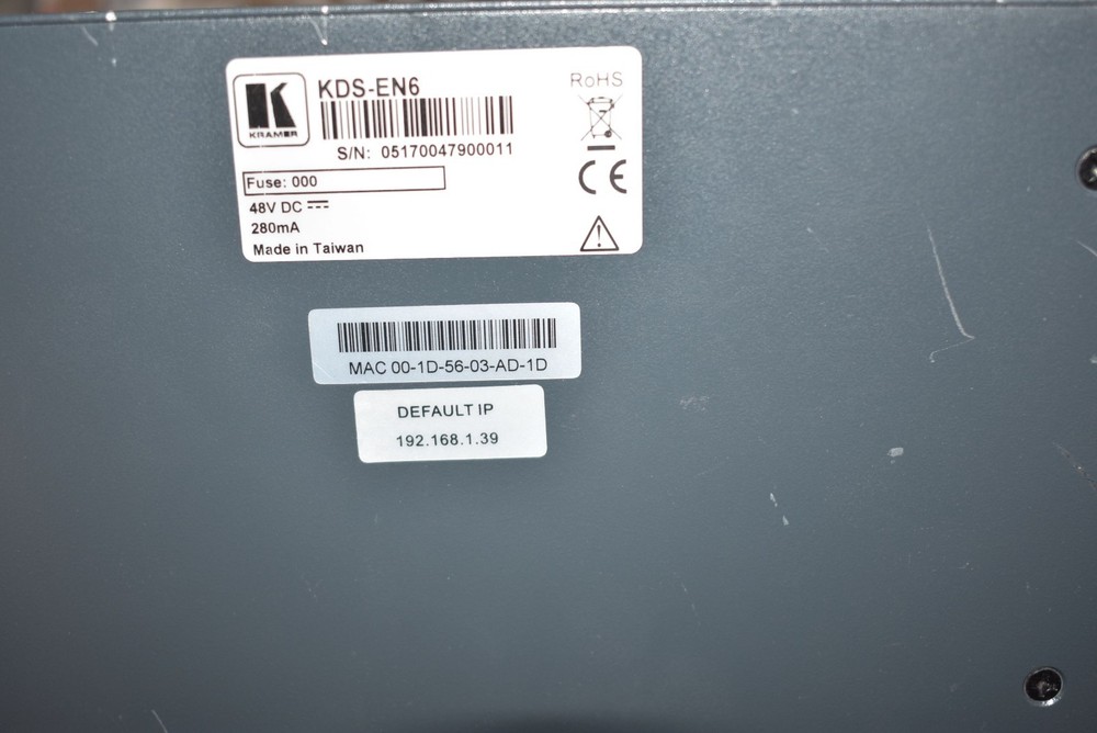 KRAMER MEGATOOLS KDS-EN6 & KDS-DEC6 4K VIDEO ENCODER DECODER PAIR/SET