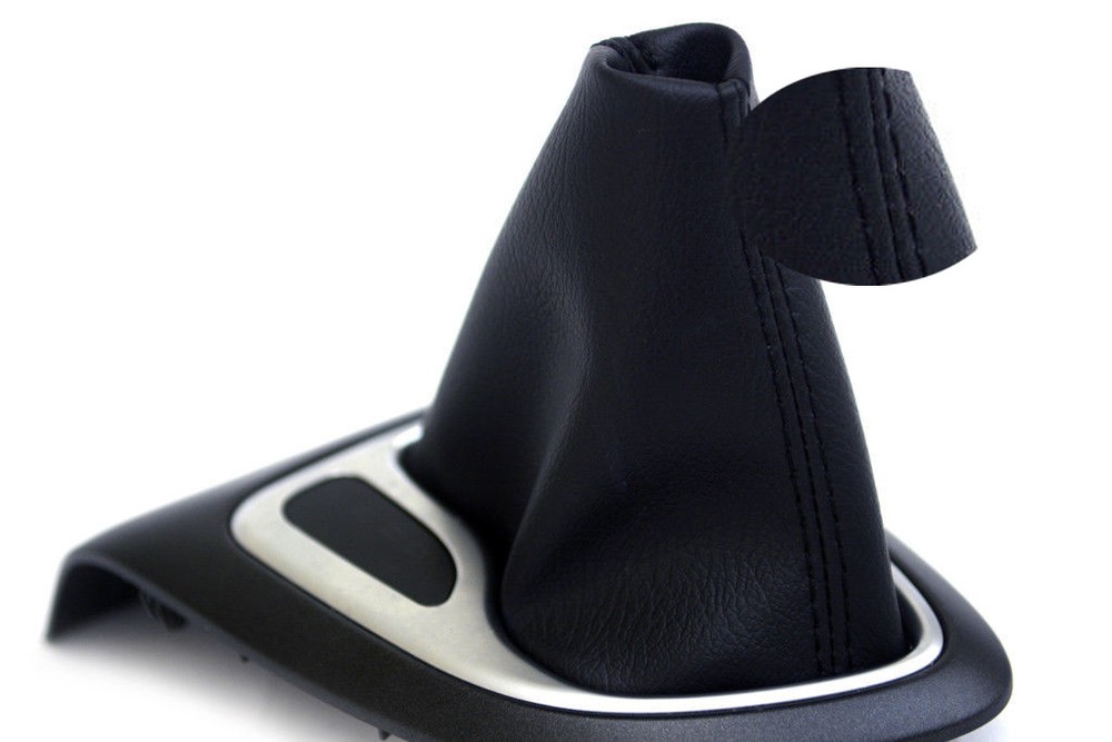Automatic Shift Boot Replacement Cover PVC Leather for Dodge Dart 13-16 Black