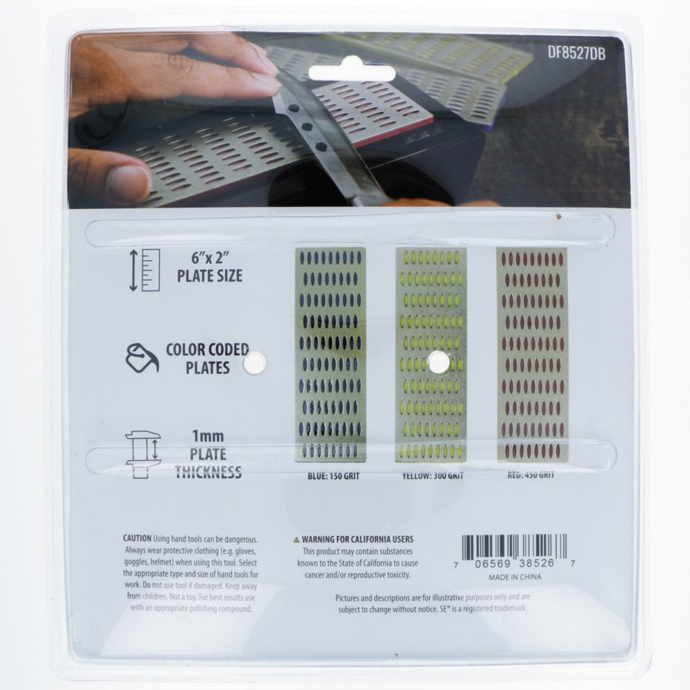 Universal Diamond Knife and Blade Sharpening Block Set 3 Piece