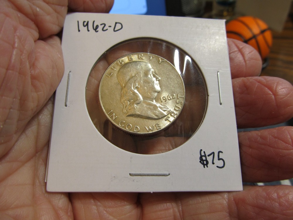 1962-D Franklin Silver Half Dollar Nice Uncirculated with Luster!