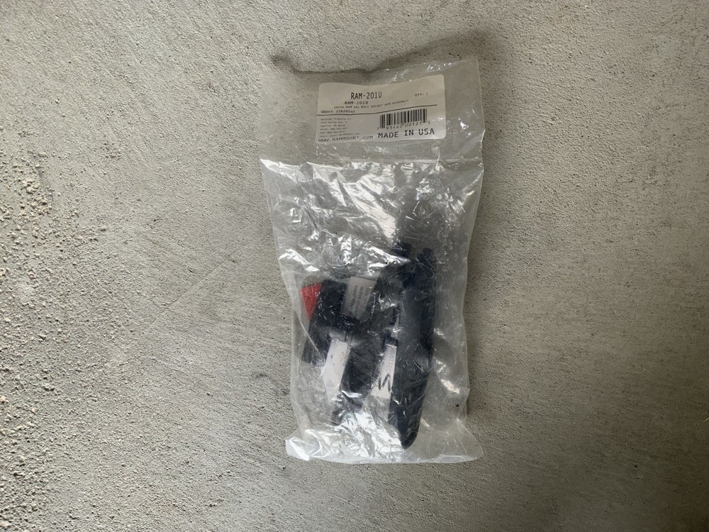 NEW RAM Mounts Double Socket RAM-201U Medium Arm RAM C Size 1.5" Ball Components
