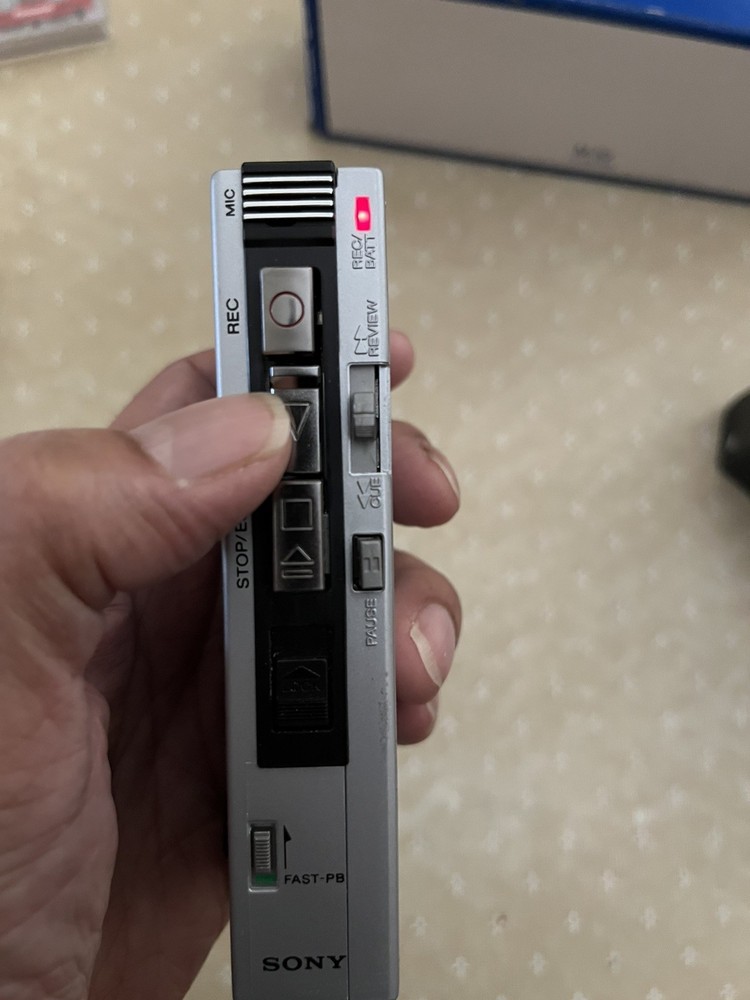 Sony Microcassette M-10 Recorder Vintage Turns On, but non-functioning