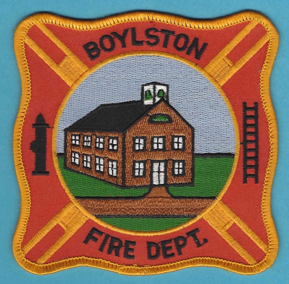 BOYLESTON MASSACHUSETTS FIRE RESCUE PATCH