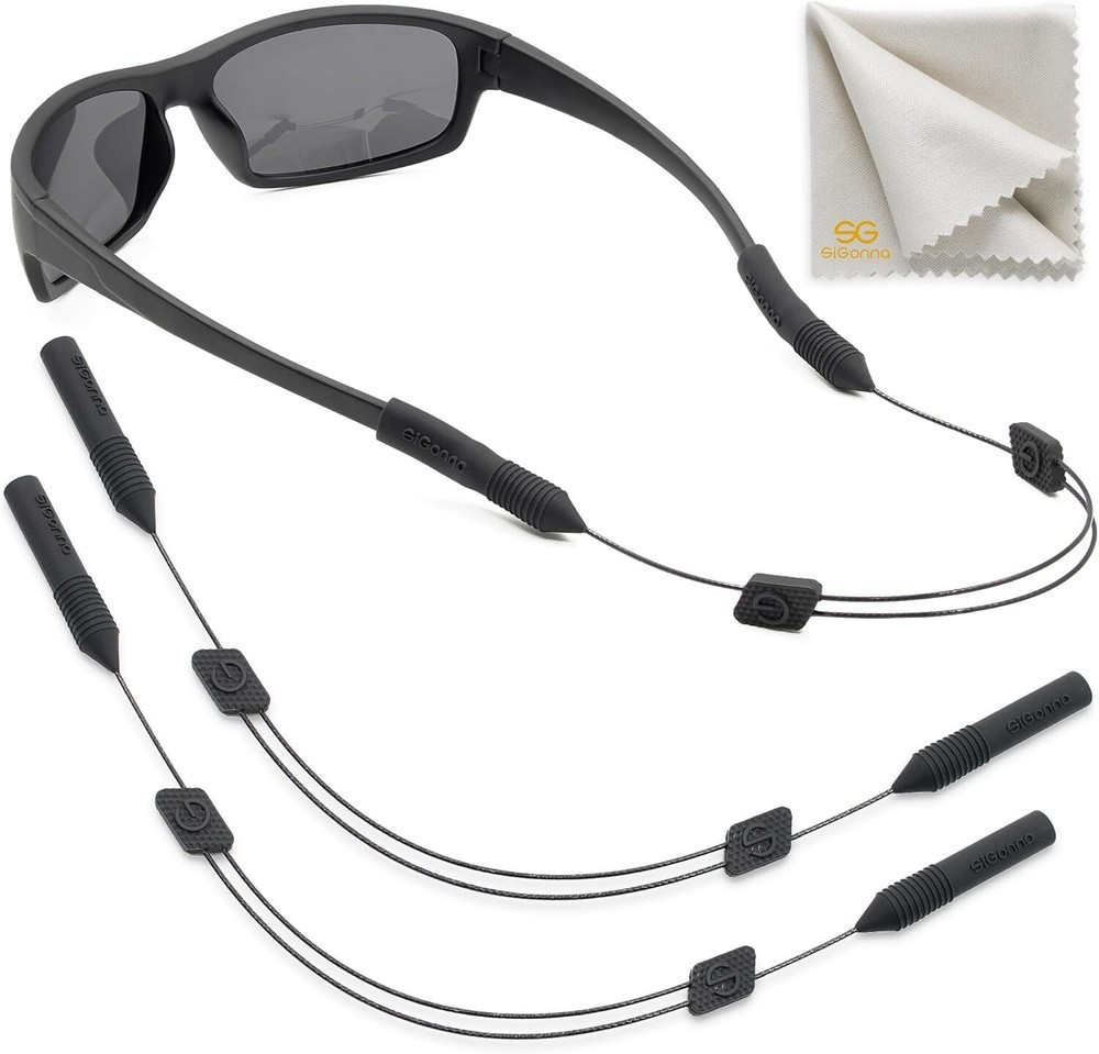 Durable Eyewear Retainer with Adjustable Length - 13" Eyeglass Strap Holder