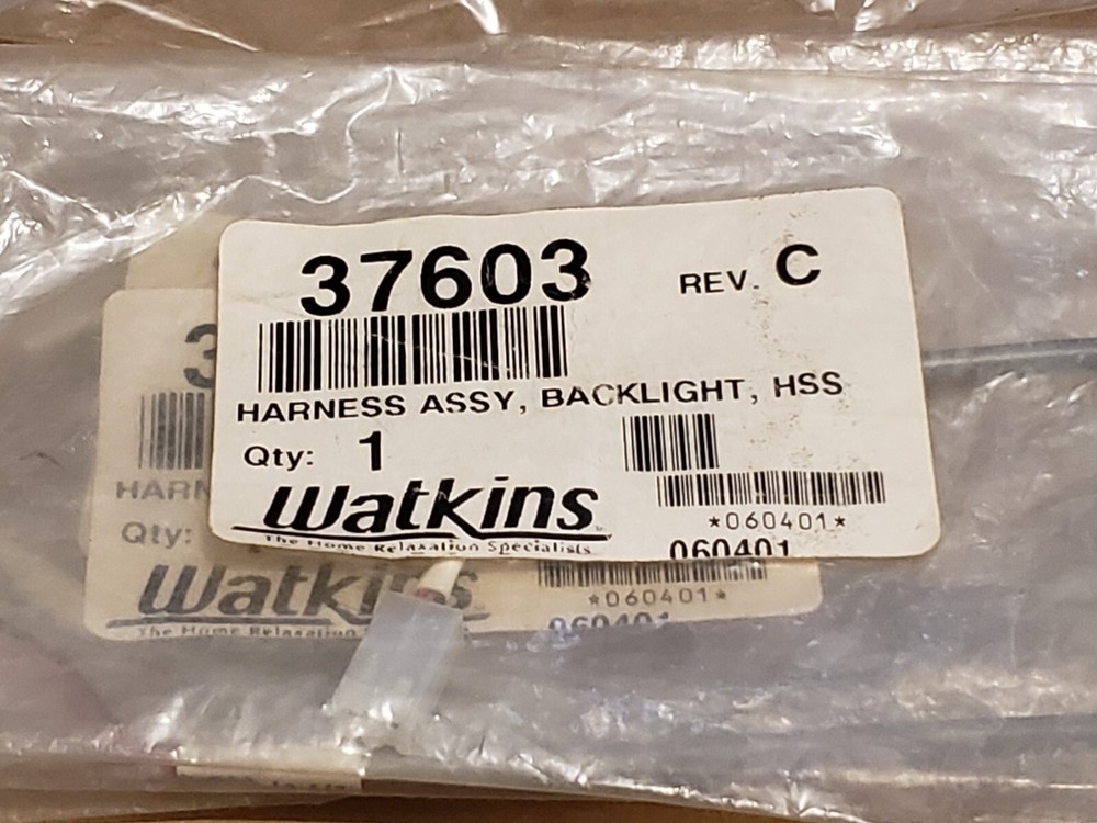 Watkins Hot Spring 37603 Harness Assembly Backlight