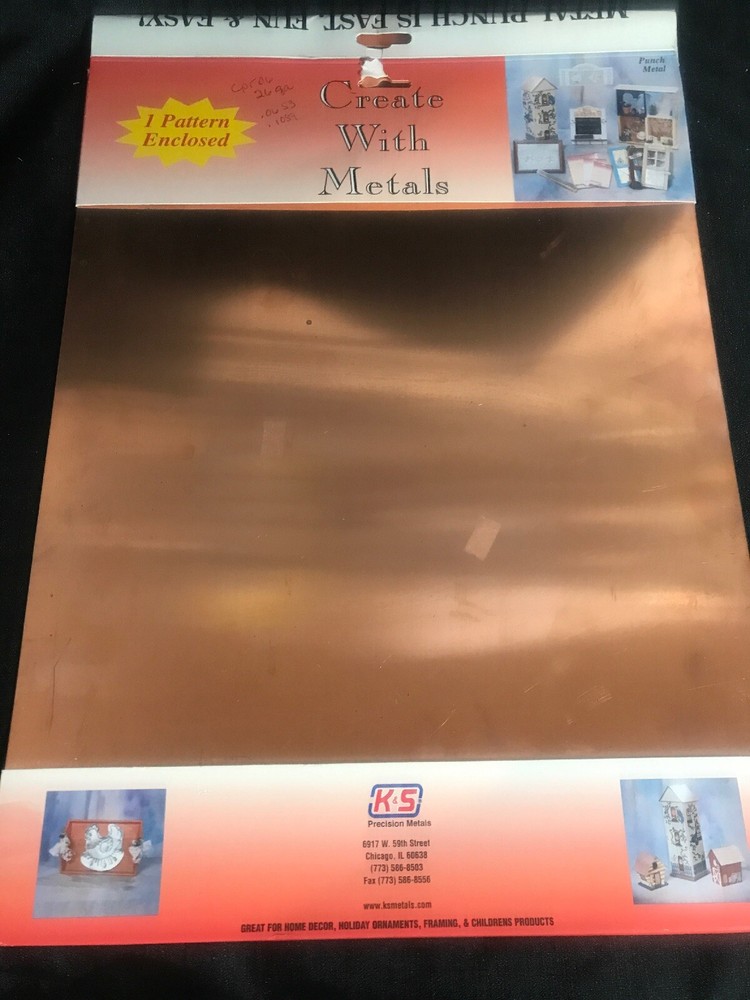 K & S Precision Metals 6540 12X18" COPPER SHEET