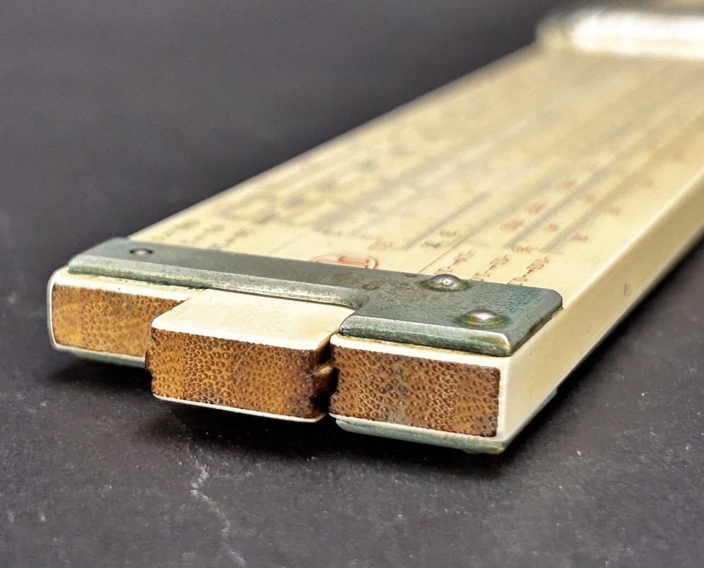 Vintage Post Versalog 1460 Slide Rule with Leather Case