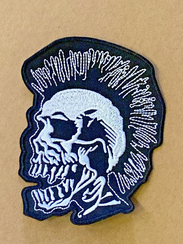 Exploited Skull ~ Anarchy ~ Embroidered Patch  ~ Iron On