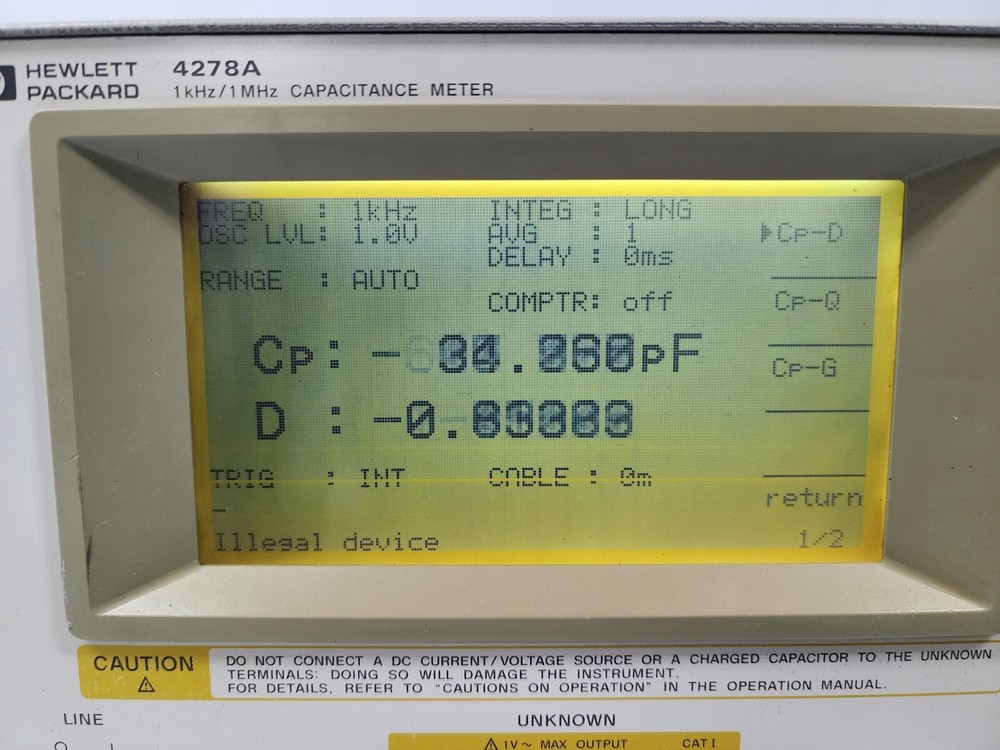 HP 4278A 1 kHz/1 MHz Capacitance Meter