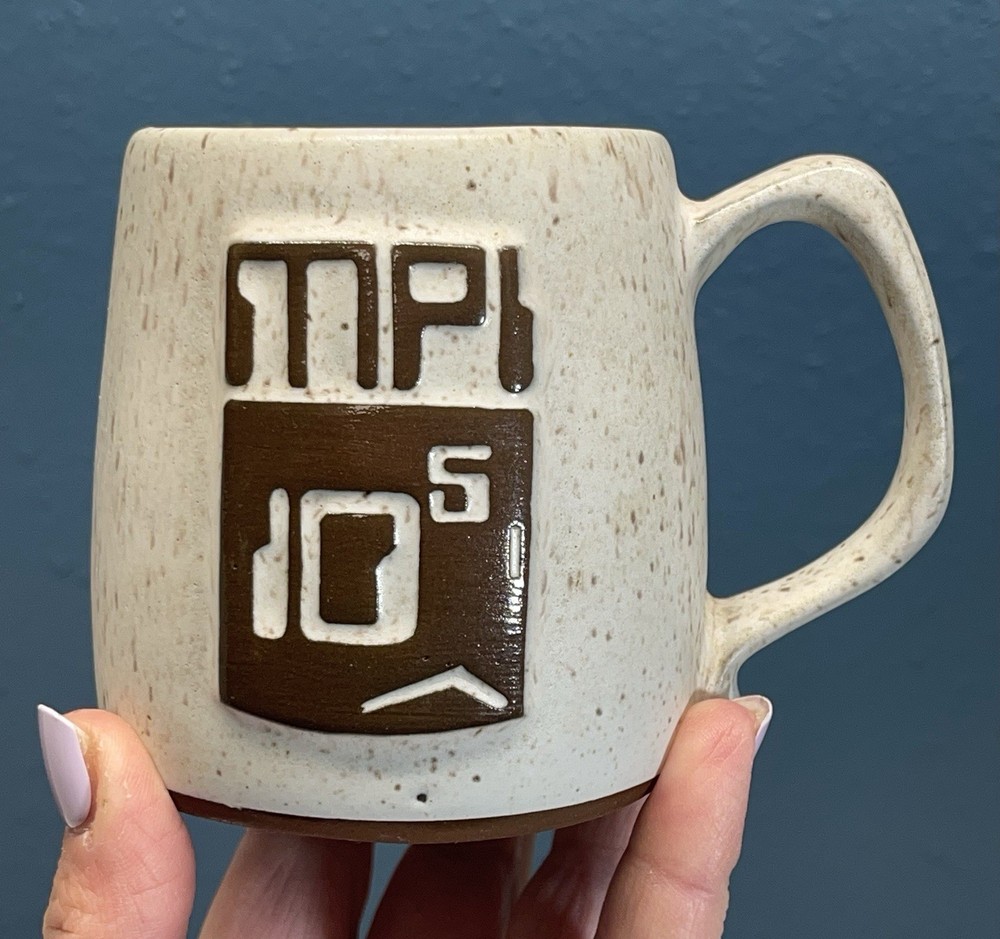 MPI Disk Drive SMD Control Data Coffee Mug Computer IBM July 1981 Commemorative