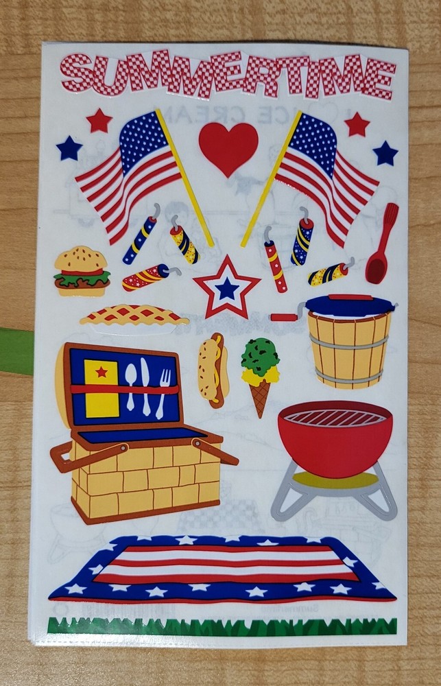 Mrs. Grossman's "Summertime" Stickers 20 Sheets