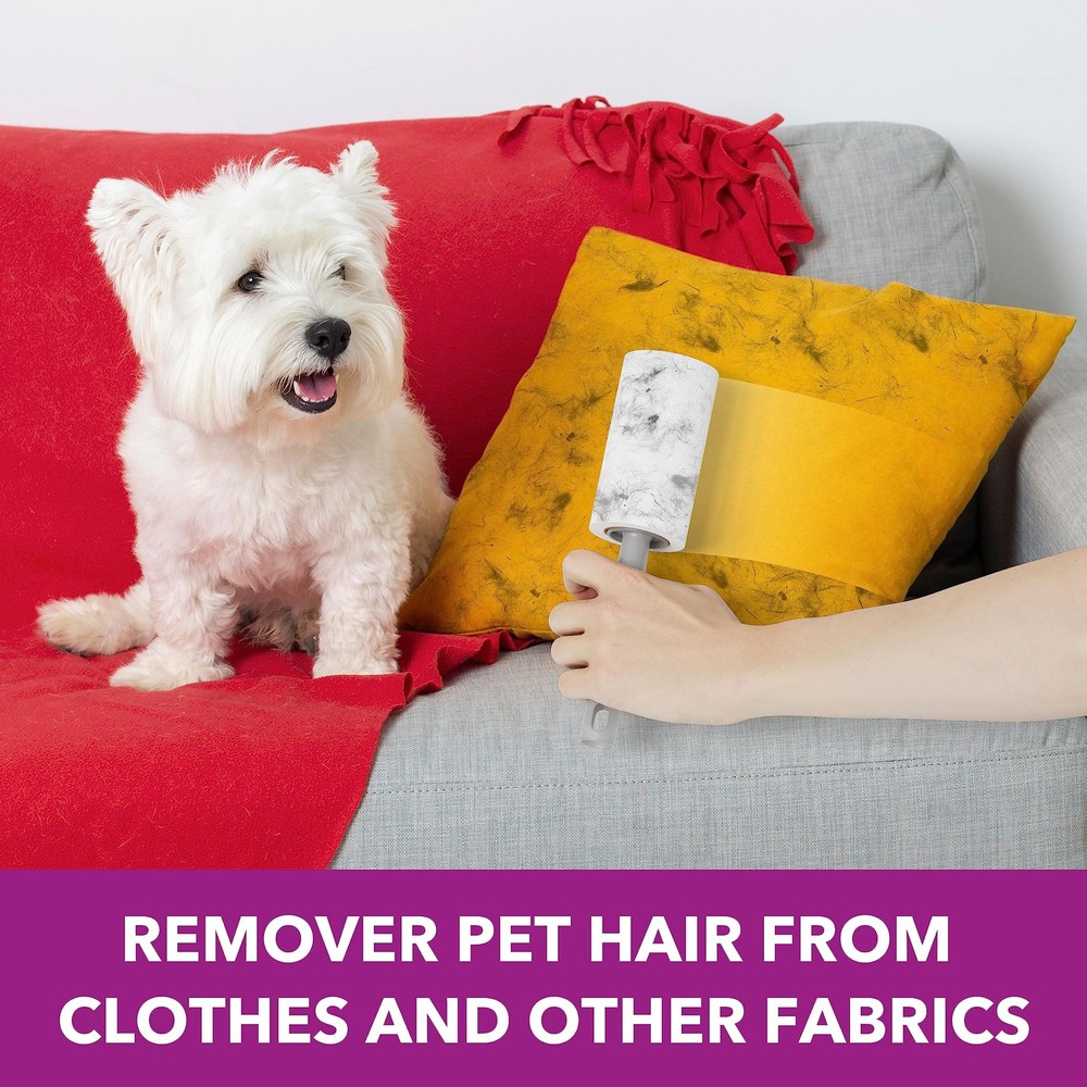 Lint Rollers for Pet Hair Extra Sticky 555 Sheets Mega Value Set Lint Roller