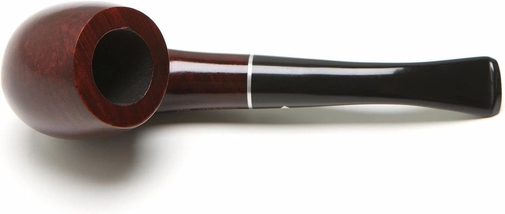 Vulcanite Stem Tobacco Pipe - Smooth Finish