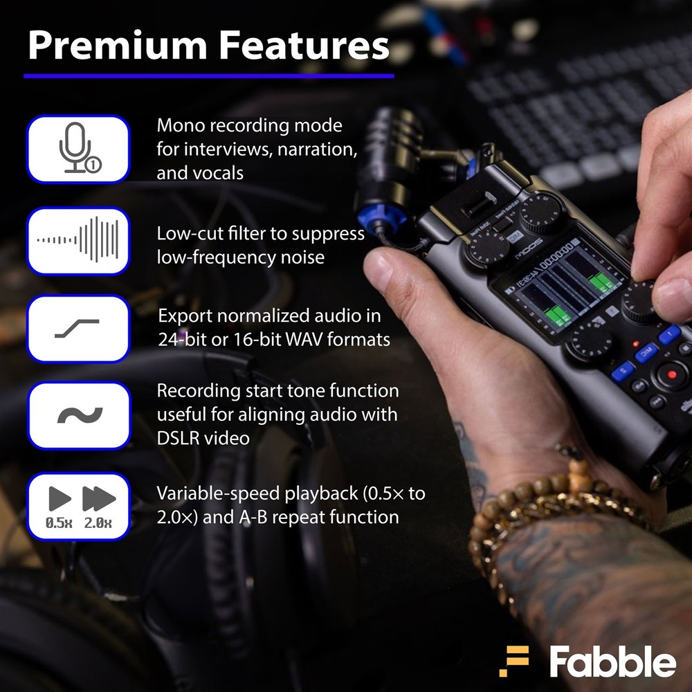 Zoom H5studio Handy Recorder Bundle