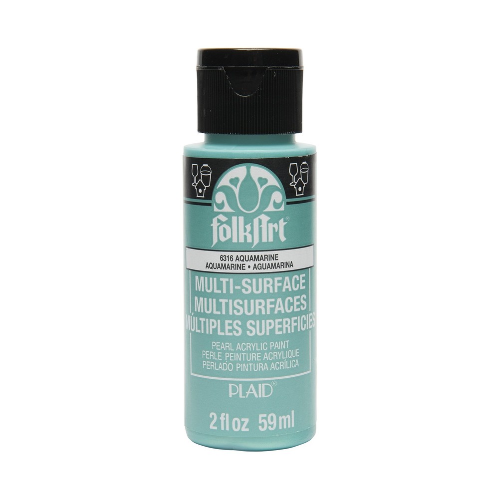 Multi-Surface Paint in Assorted Colors 2 oz, , Pearl Aquamarine