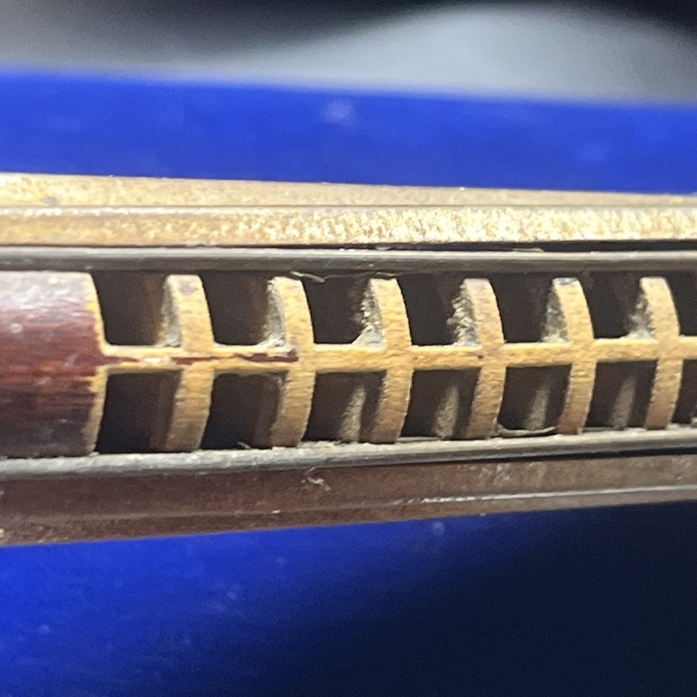 M Hohner's Best German Made Double Sided Harmonica Hammered Reeds