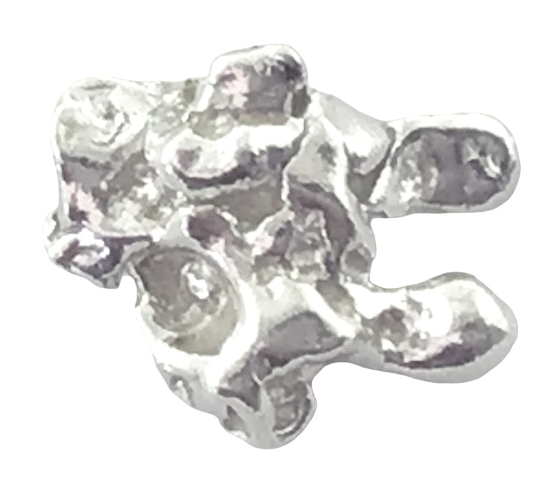 Silver Nugget Australian 1.23 grams Natural Native Hand Prospected High Quality