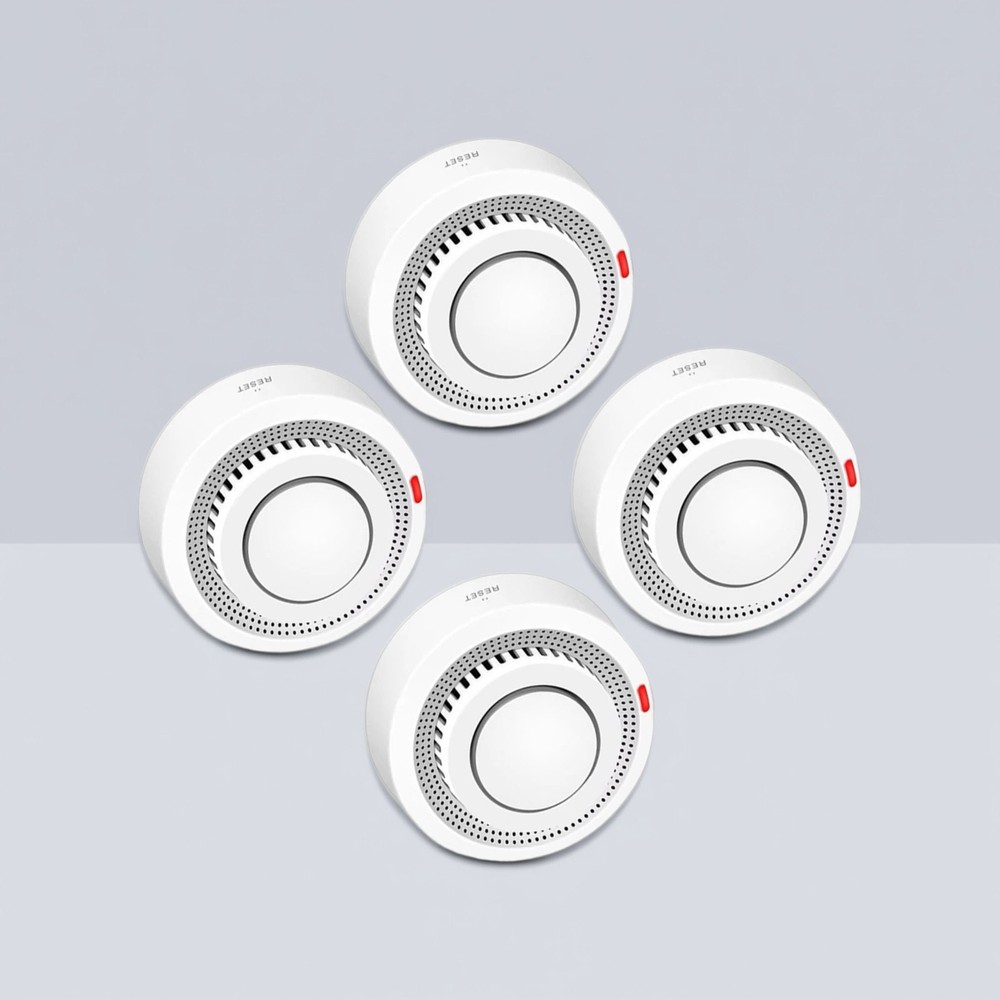 Tuya Smart WiFi Smoke Sensor Fire Protection 85dB Sound Security System Control