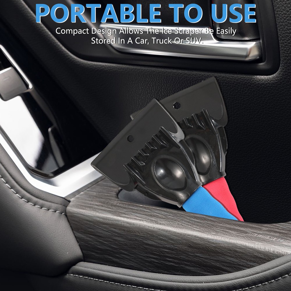 Car Ice Wiper Scraper Window Tool Snow Grip Windshield Cleaning Removal Water~