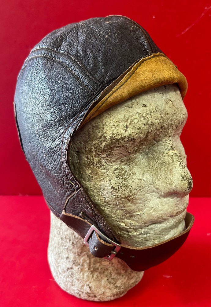 US NAVY Bu AERO TYPE 1092 LEATHER FLYING HELMET