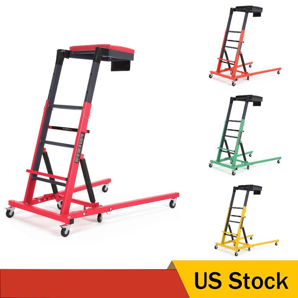 ⭐Automotive Topside Creeper 400LBS Adjustable Height Movable w/ 4 Wheels Foldabl