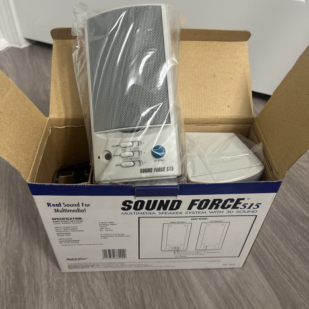 Sound Force 515 Multimedia Speaker System With 3D Sound