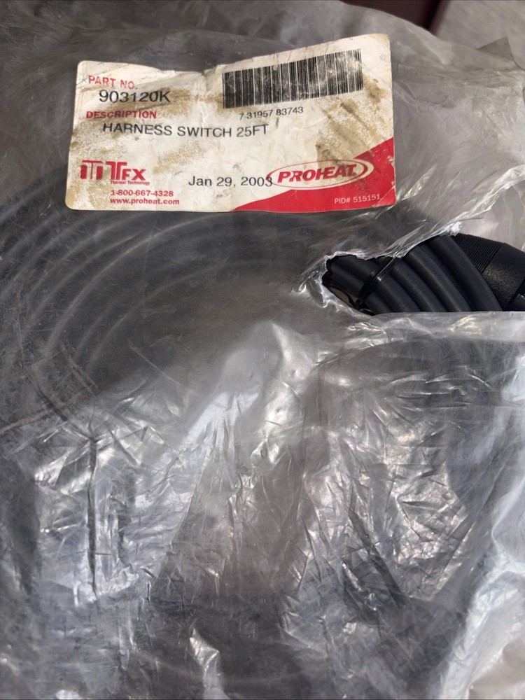 Proheat Harness Switch 25ft 4 pin E3
