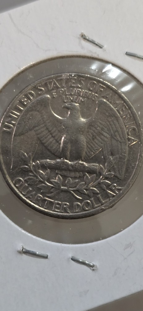 1985 P Quarter Error Struck Off Center