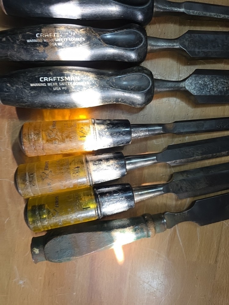 Craftsman Wood Chisel Lot And Others
