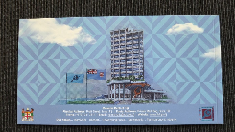 FIJI $20 Dollars 2026 First Prefix AA UNC Polymer Banknote Folder