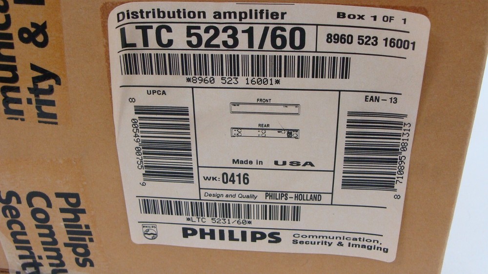Philips / Bosch LTC 5231/60 DISTRIBUTION AMPLIFIER NEW