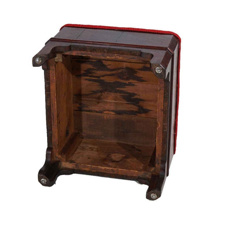 Classical American Empire Mahogany Stool C1840
