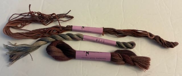 11 Skeins NEEDLE NECESSITIES Thread Floss Overdyed